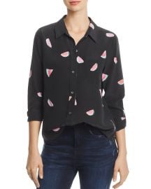 Rails Kate Watermelon Print Silk Shirt  at Bloomingdales